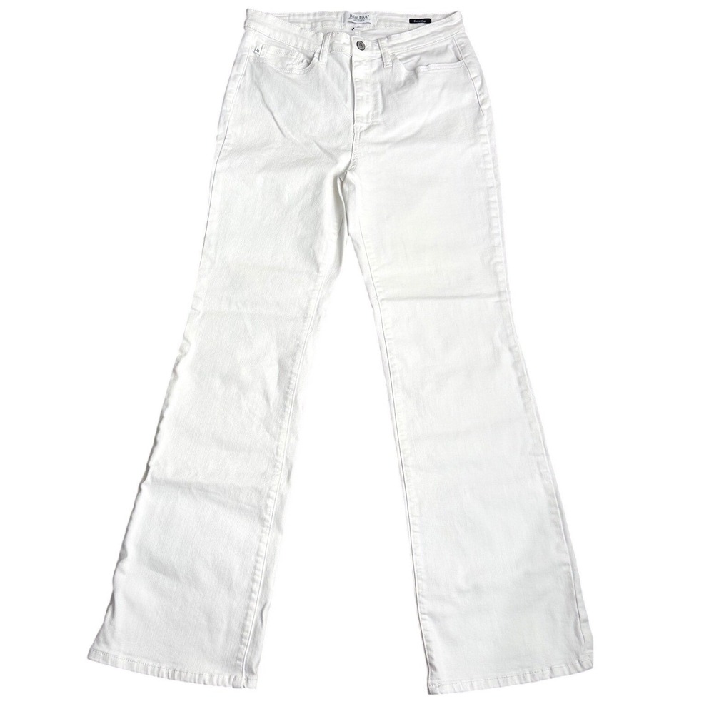 Judy Blue white Bootcut Jeans Women 11/30 Coastal Preppy 30" Inseam